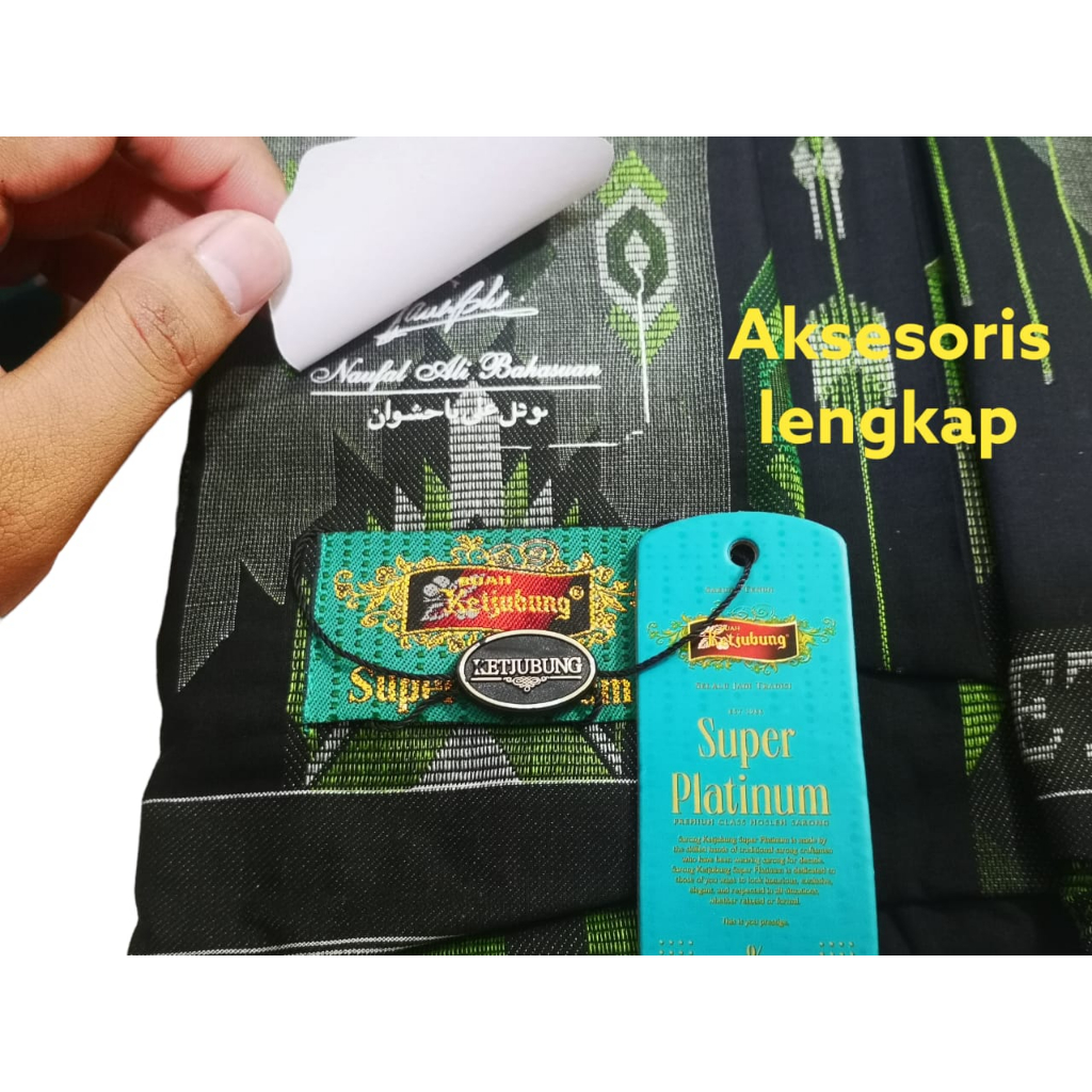 Sarung Ketjubung Super Platinum Gold