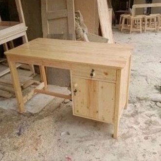 meja kantor meja kerja kayu jati belanda