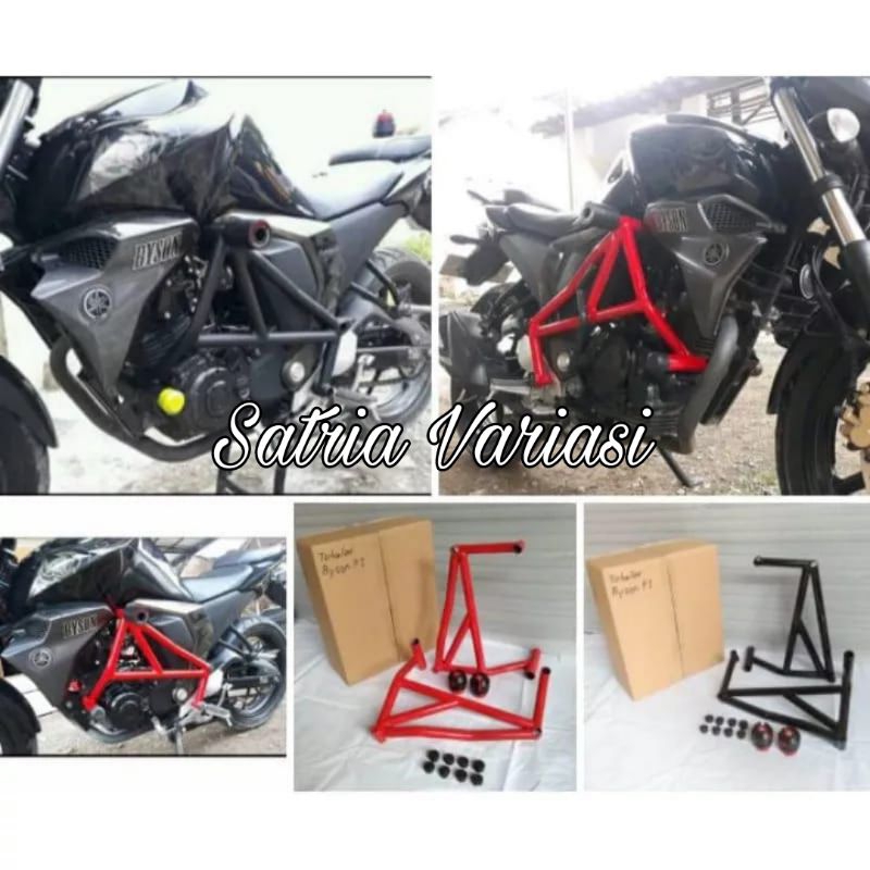 Crashbar Tubular Yamaha Byson Fi Plus Jalu Frame Slyder