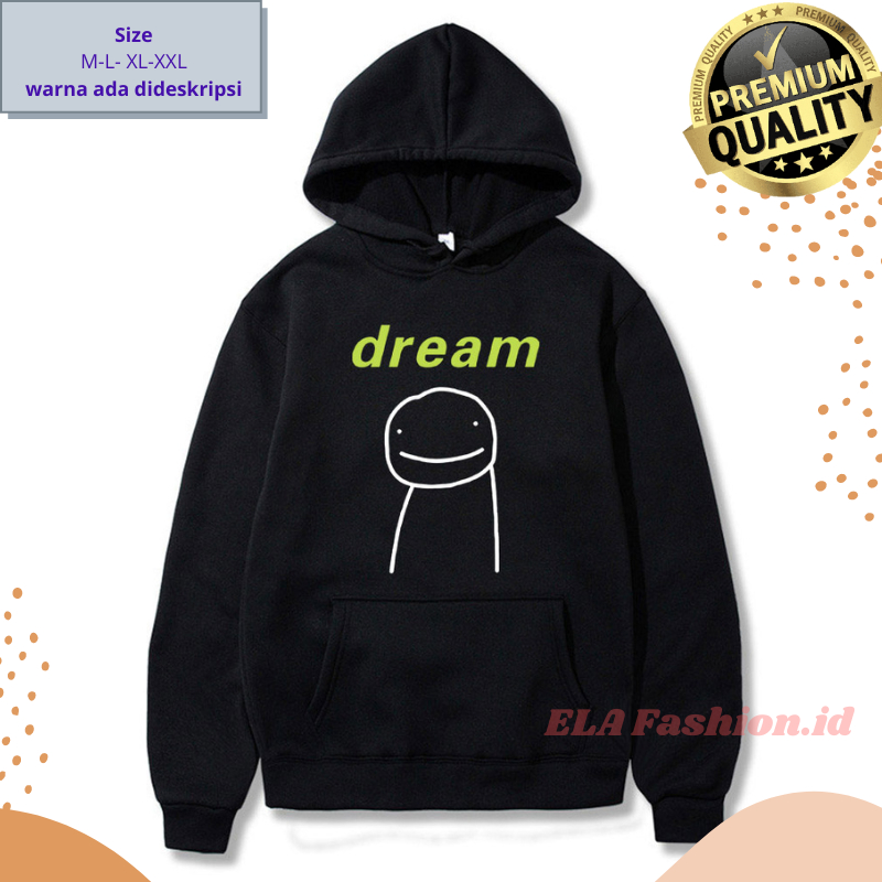 Hoodie Dream SMP Minecraft Kartun Anime Hoody