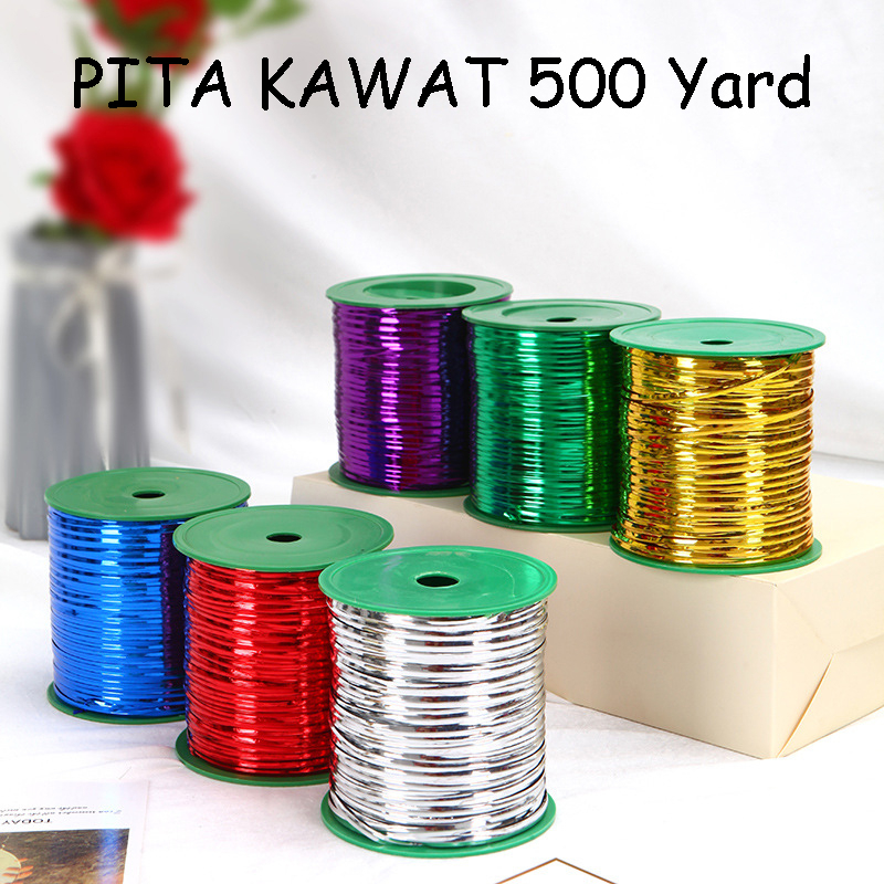 

Pita Kawat - Tali Kawat - Pita Souvenir per Roll 500 Yard