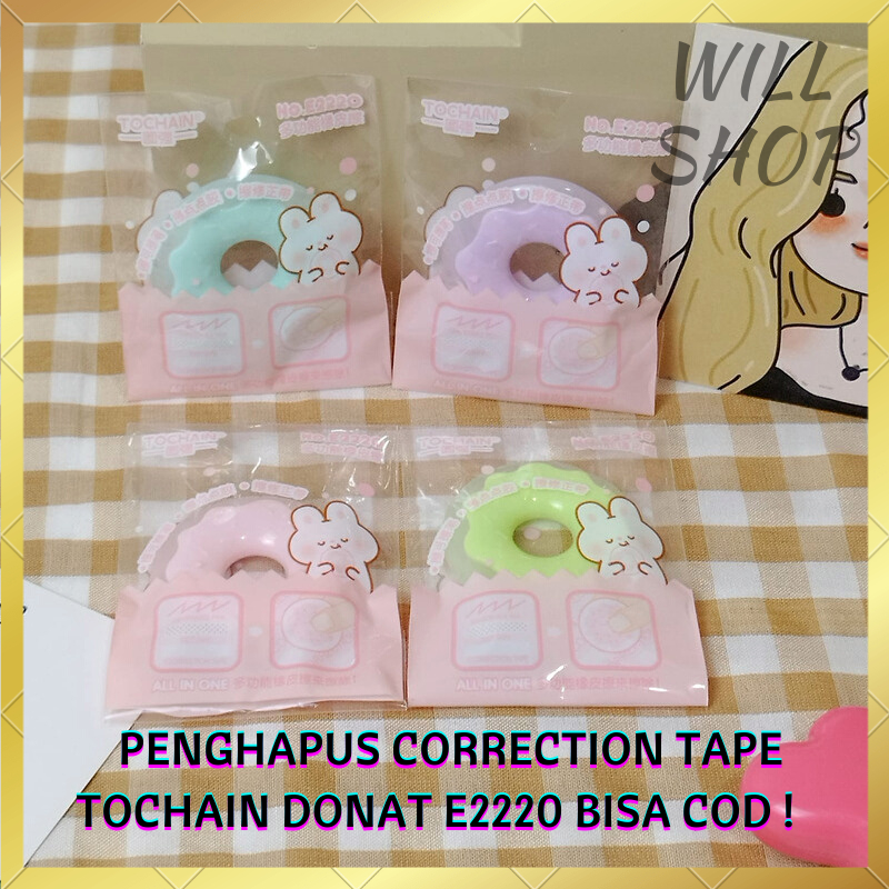 

PENGHAPUS TOCHAIN DONAT E2220 / HAPUSAN UNTUK CORRECTION TAPE / TIPE-X / ERASER CORRECTION TAPE DONAT 1 PCS PERLENGKAPAN SEKOLAH LUCU UNIK BISA COD