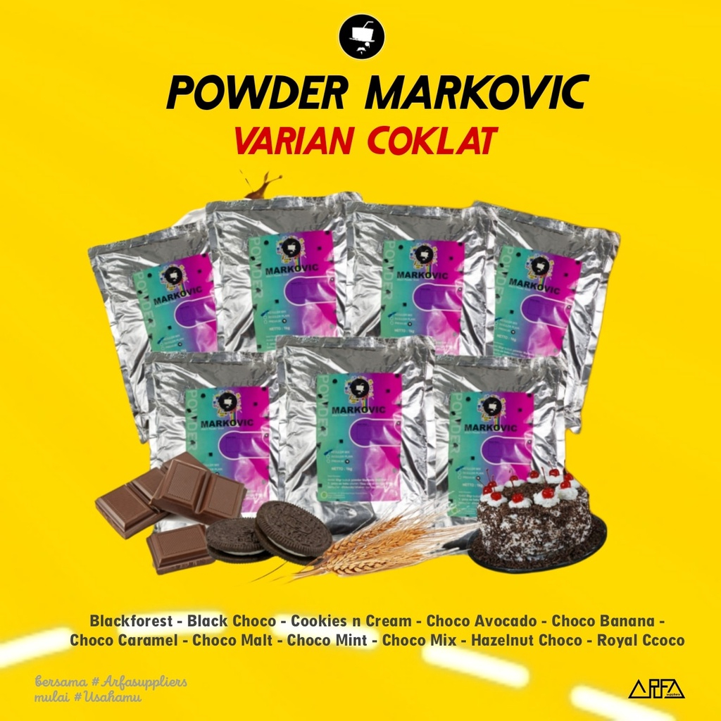 

Markovic Powder / Bubuk Minuman Varian Coklat 1 kg