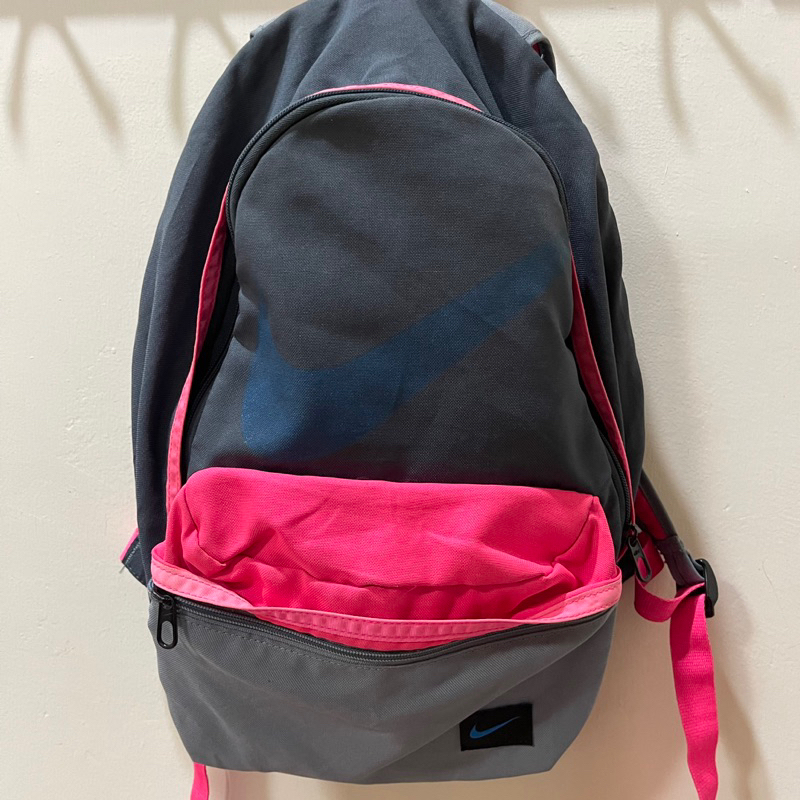 PRELOVED TAS NIKE GREY PINK | Tas Ransel Wanita