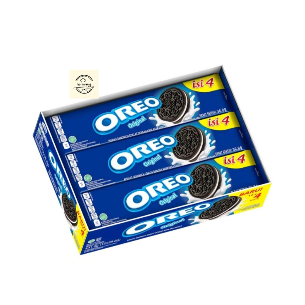 

OREO BISKUIT COKLAT ISI 12 BUNGKUS X 36 GR