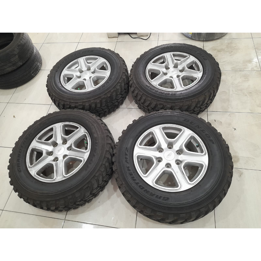 velg copotan ford ranger r17 ban dunlop mt velg bekas mobil ranger r17 - ban mt ban offroad - gratis