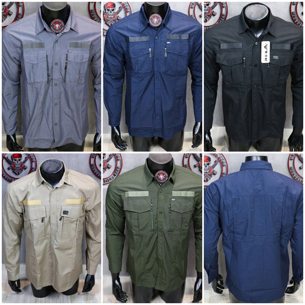 kemeja wtac tactical / Kemeja tactical lapangan lengan panjang