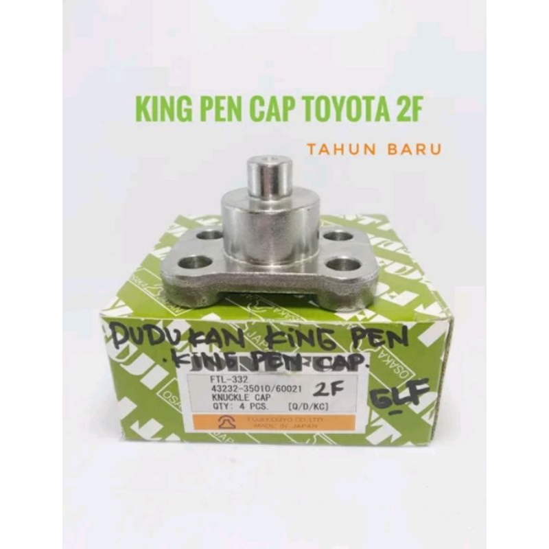 King Pen Cap Toyota 2F Th Baru K17 FTL-332 Dudukan Lager King Pen FJ40 Merk Joint Fuji Japan Knuckle