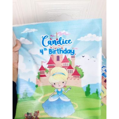 snack bag medium cinderela / giant snack cinderela / pouch snack custom cinderela