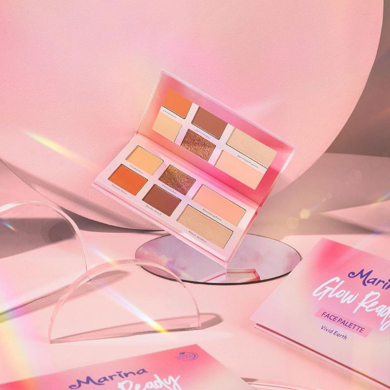 MARINA GLOW READY FACE PALLETE VIVID EARTH