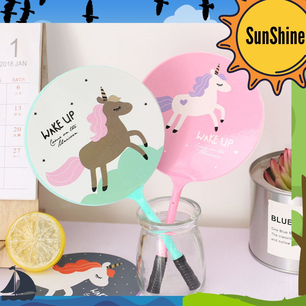 

✨ Sunshine Fancy ✨ SELUSIN / 12 Pcs Pena / Pulpen Kipas Unicorn S0012