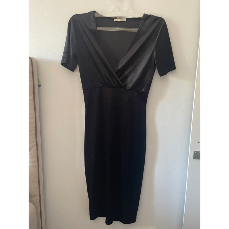 zara suede dress