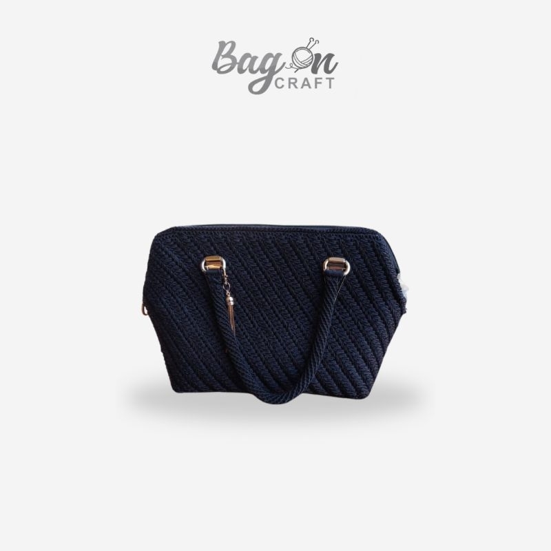 Tas rajut benang nilon kekinian/party bag