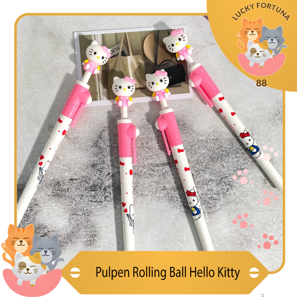 

Pulpen Rolling Ball Hello Kitty Pulpen Hello Kitty Pen Hello Kitty Lucu Pulpen Murah Pulpen Pulpen tinta Warna Hitam Pen Tinta Warna Hitam