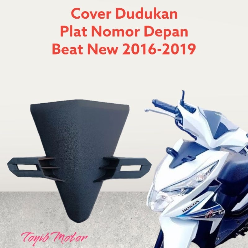 Front Top Dudukan plat nomor depan Motor Honda Beat 2016-2018