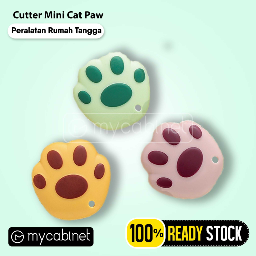 

Pisau Cutter Mini Pemotong Kertas Cat Paw Lucu Murah Berkualitas