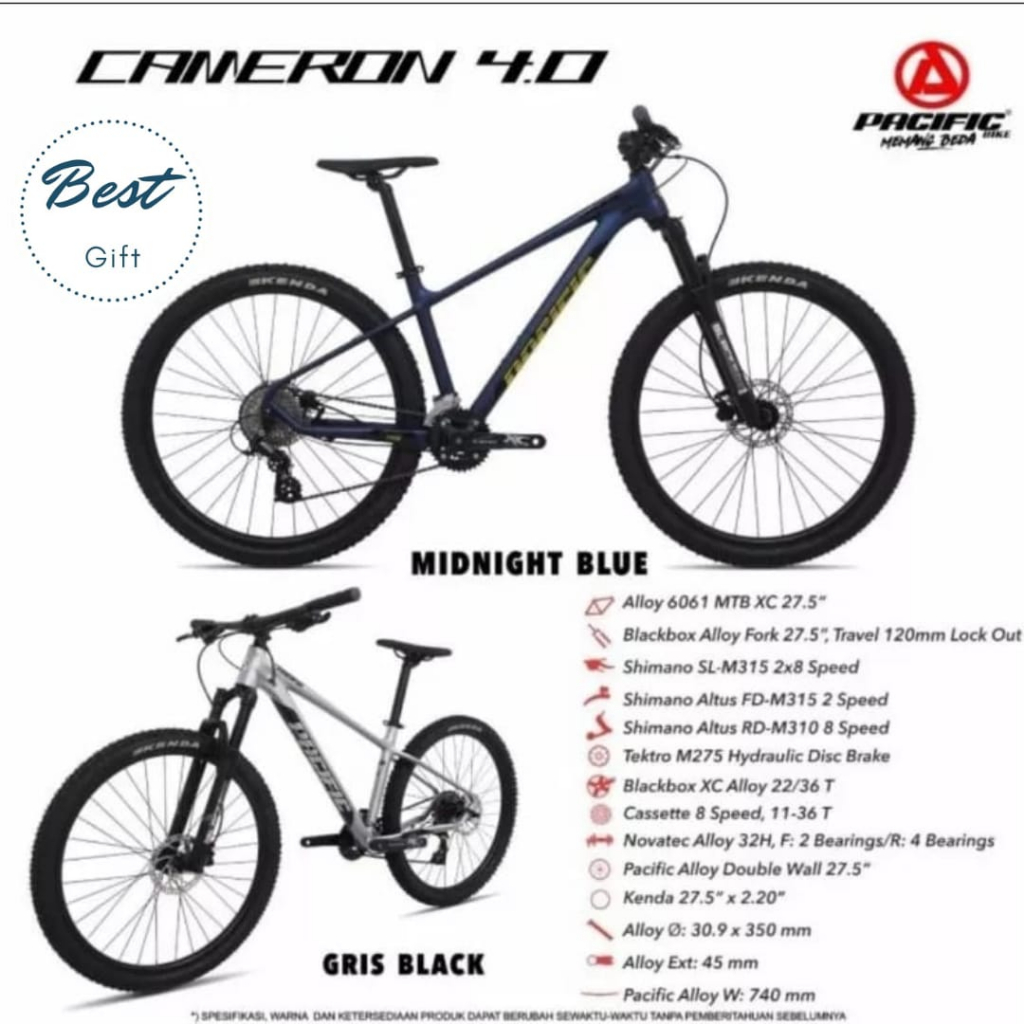 Sepeda Gunung 27.5 Inch MTB PACIFIC CAMERON 4.0