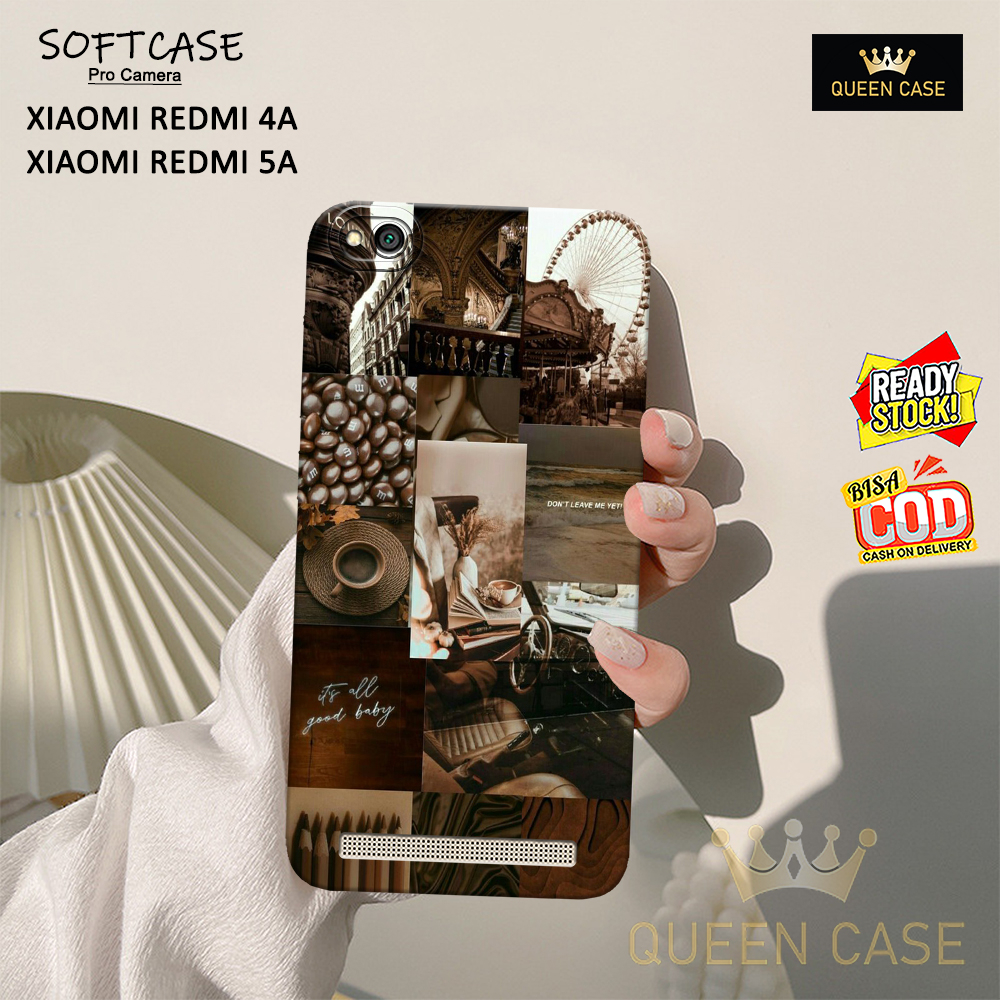 Softcase Pro Camera Aesthetic - Case Hp Xiaomi Redmi 4A / Redmi 5A - Casing Hp Xiaomi Redmi 4A / Red