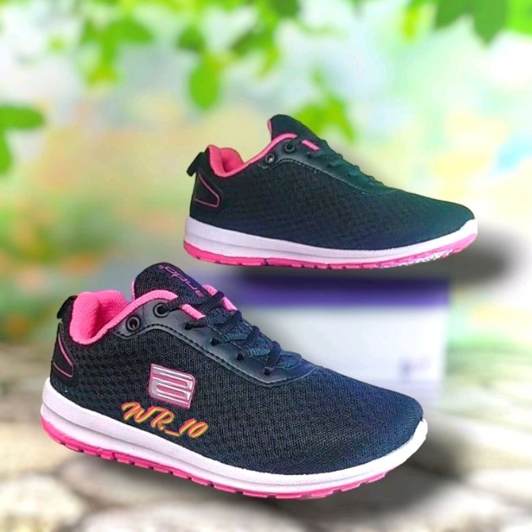 BagsShoes SEPATU ANDO ZORA HITAM-PINK & HITAM PUTIH 33-40