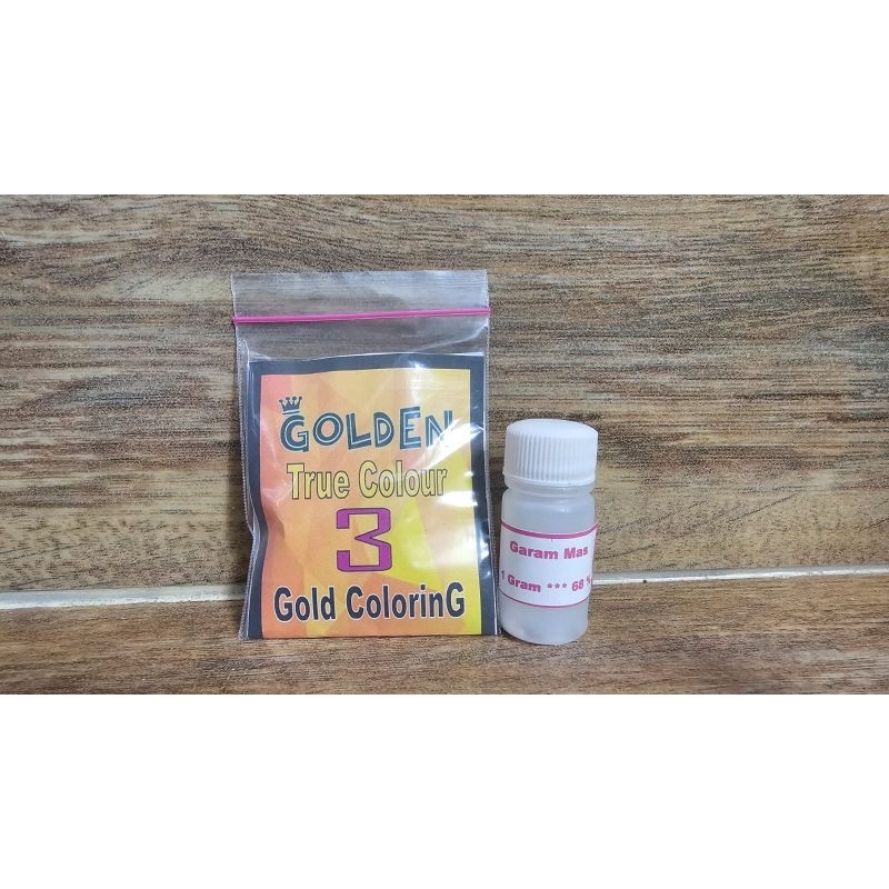 Golden Triple Basic Colour + 1 Gram Pgc Kadar 68% Heraeus