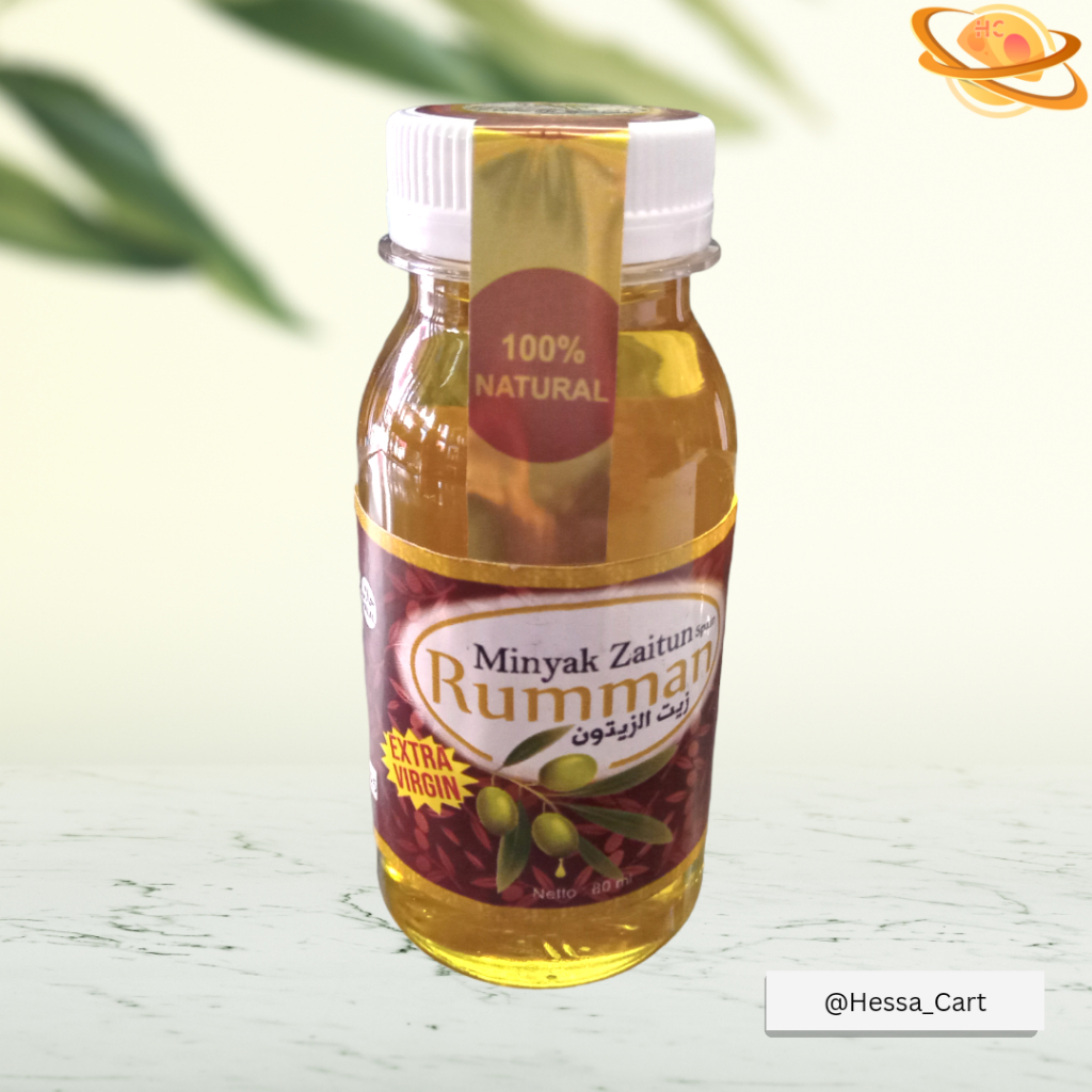 

Minyak Zaitun Olive Oil Extra Virgin Rumman 80 ml bisa diminum minyak ruman
