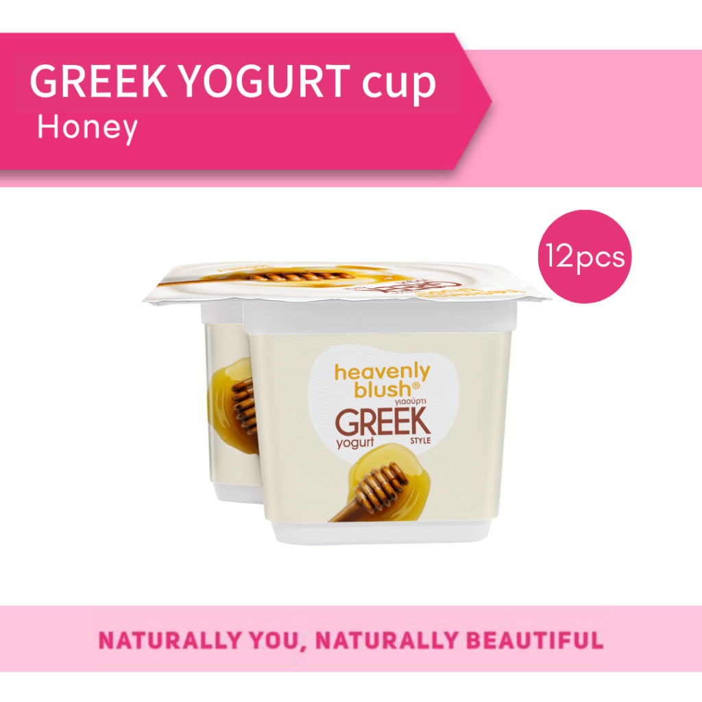 

Heavenly Blush Greek Yoghurt Cup Honey [100gr x 12 pcs]