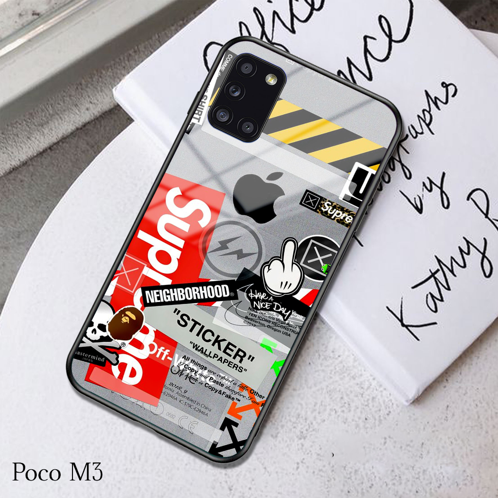 Case POCO M3 - Casing POCO M3 (BRANDED2) - Case Hp - Casing Hp - Softcase Hp - Softcase Glass Kaca -