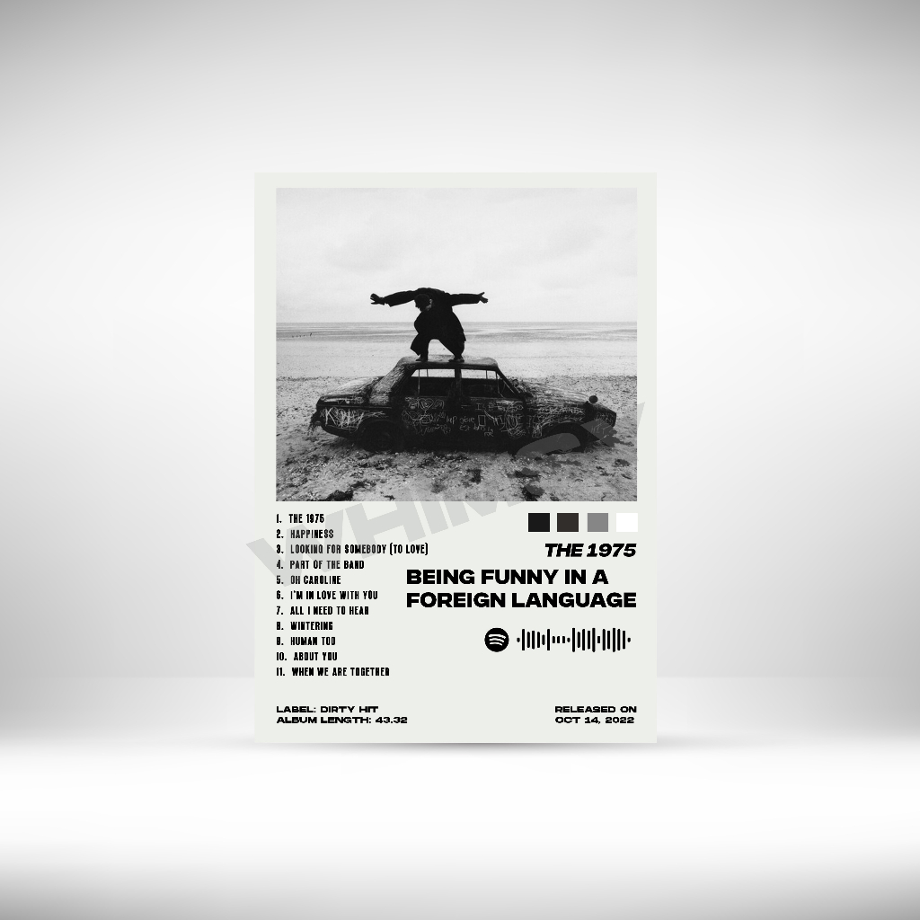 Poster Album Being Funny In A Foreign Language - The 1975