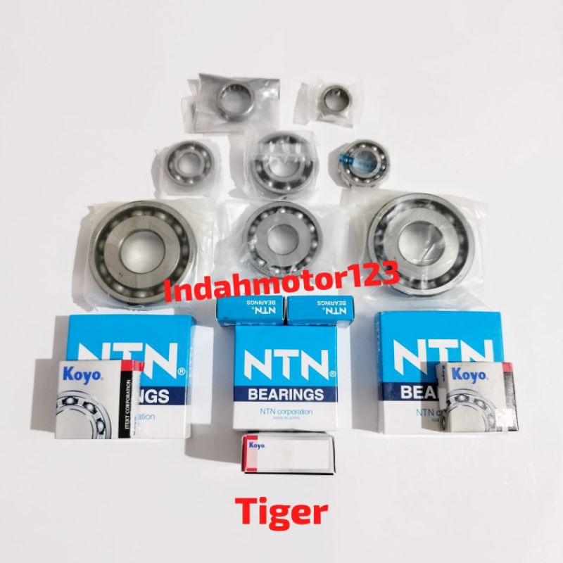 bearing lahar kruk as rasio transmisi kopling tiger full set komplit