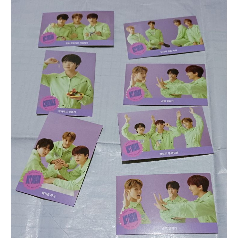 PARTY CARRD SG DREAM EXO FORTUNE CARD NCT PHOTOCARD EXO SEHUN PC CHANYEOL JAEMIN PC JENO