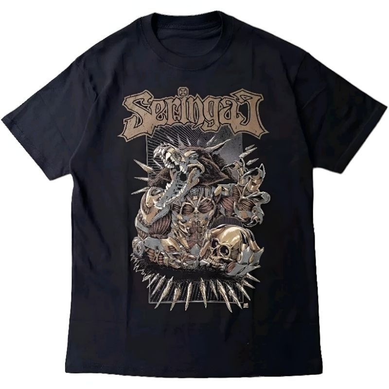 T-shirt seringai - Kaos Band Seringai - Bootleg Premium - Seringai Disintegrasi
