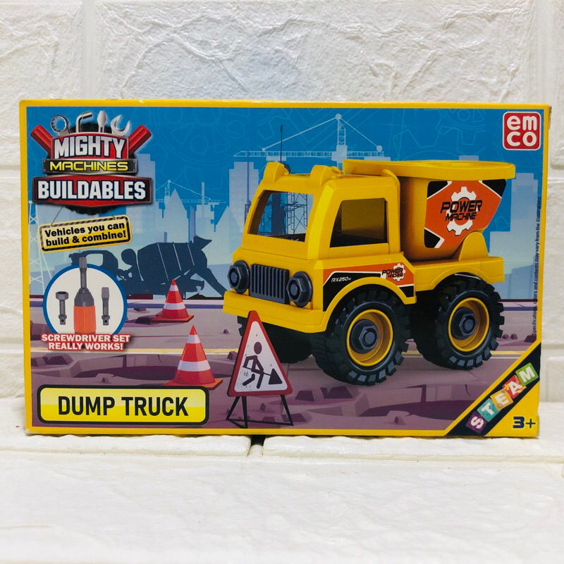 Emco Mighty Machines Buildables DUMP TRUCK