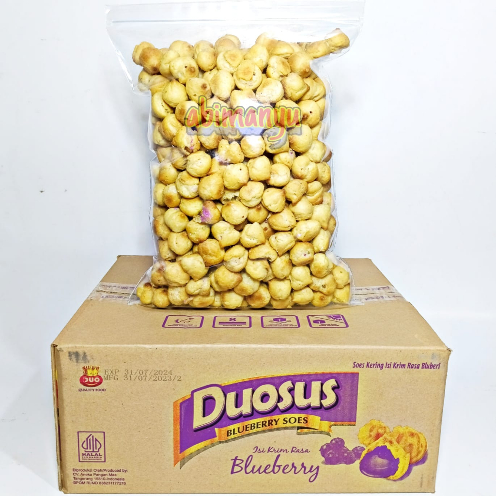 

DUOSUS BLUEBERY 900 GRAM / SOES BLUEBERRY KILOAN