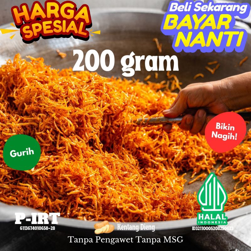 

Kentang Mustofa Cemilan Balado Pedas Manis 200gr
