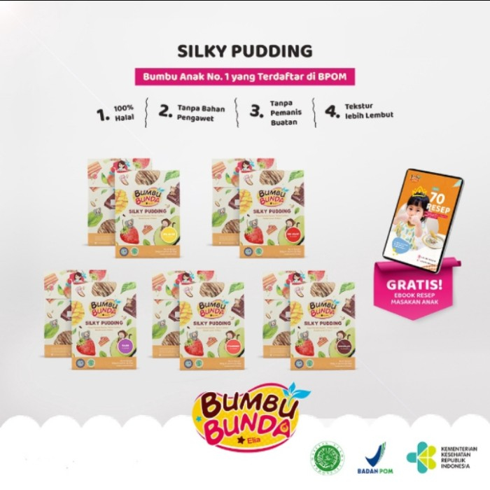 

[#85] Bumbu Bunda Elia - Silky Pudding Anak / Snack MPASI / Silky Puding non Pemanis Buatan & Pengawet HALAL BPOM