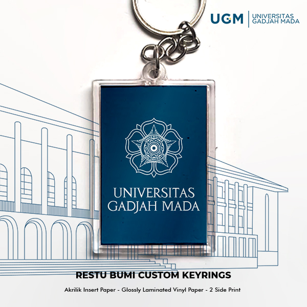 Gantungan Kunci UGM Universitas Gadjah Mada - Kotak
