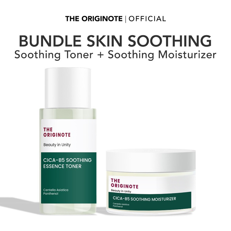 The Originote Cica-B5 Soothing Moisturizer Netto 50ml & serum