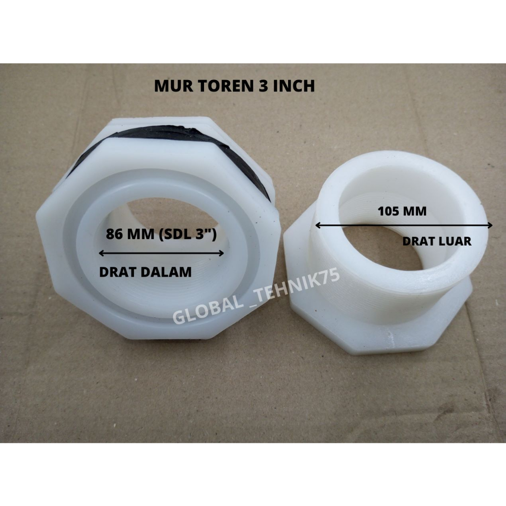 MUR TOREN DRAT TANDON AIR  DRAT DALAM 3 INCH DRAT