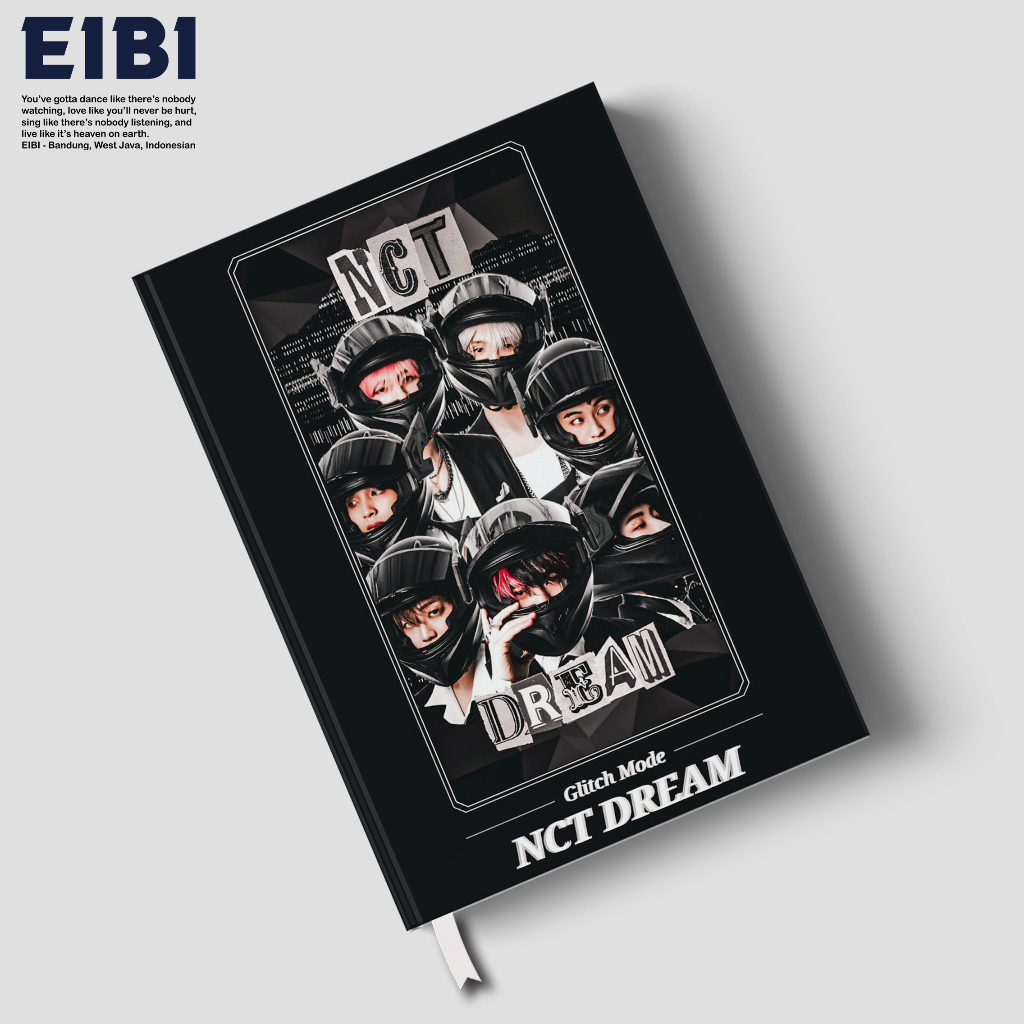 

Eibibook Buku Tulis Catatan Notebook Hardcover NCT Dream Glitch Mode