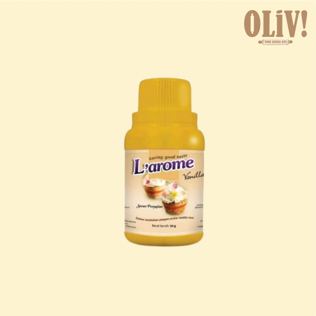 

L’arome Vanilla Milk Powder 50gram / Perisa Vanilla Susu Larome
