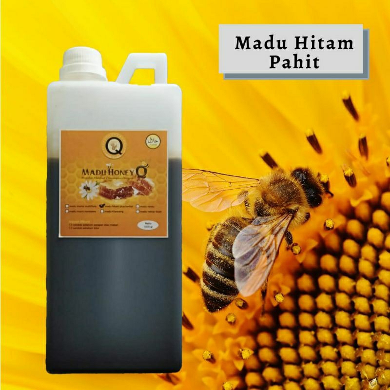 

Madu Asli / Madu Hitam / Madu Hitam Pahit Honey Q 1000gr