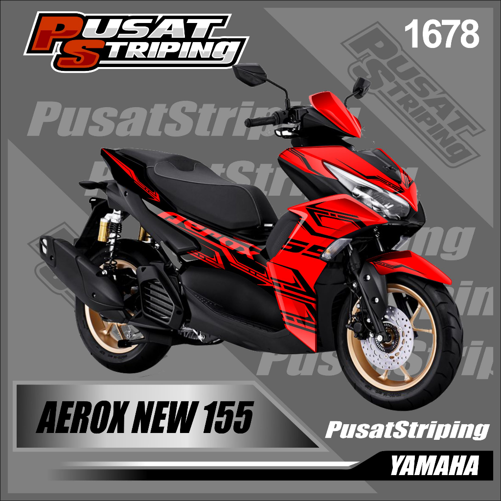 COD Decal Motor AEROX NEW 155- Decal Custum Fullbody - Motor Aerox Decal Motif Minimalis Grafis Simp