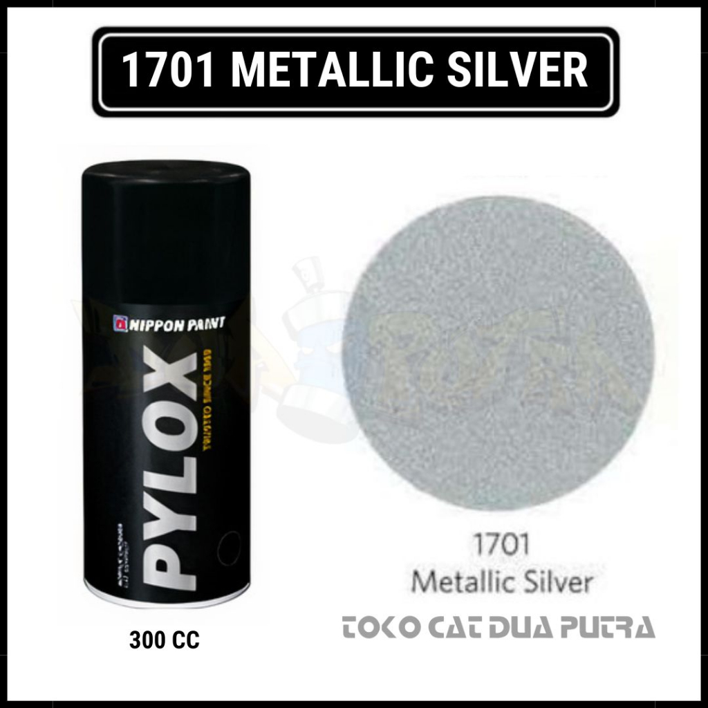 Cat Semprot Pylox 300cc 1701 Metallic Silver
