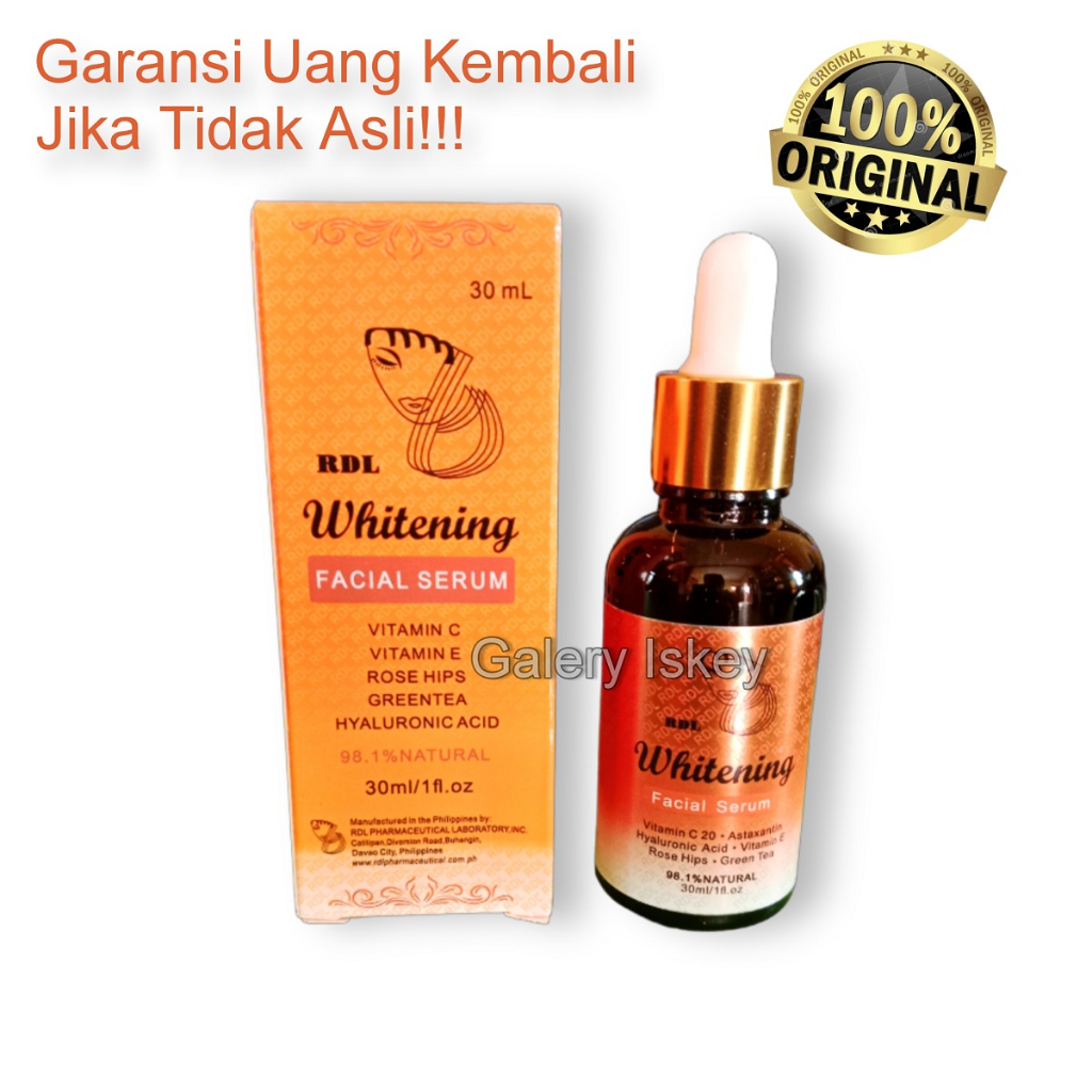 Facial Serum RDL Whitening 30ML Original - RDL Serum Asli