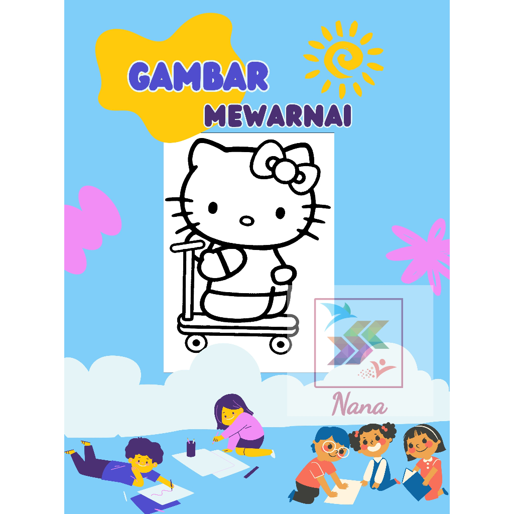 

Gambar Sketsa Mewarnai / Hello Kitty / Part 2 / Gambar Sketsa / Gambar mewarnai / Kertas Gambar Mewarnai / Kertas Gambar / Mewarnai / Seketsa Lukis / Drawing Sketch / Menggambar / Colouring Anak / Colouring