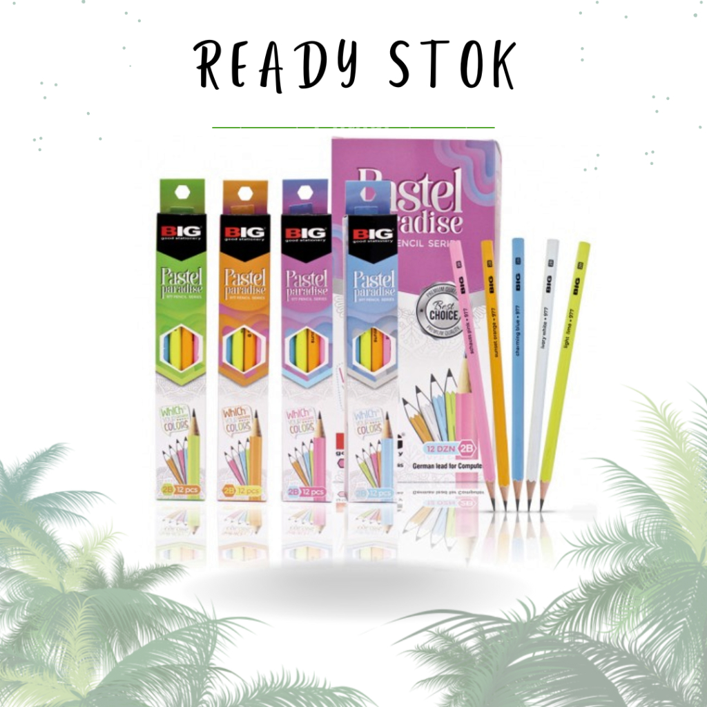 

PENSIL/PENCIL/PENSIL 2B/ PENSIL BIG 2B 977 PASTEL PARADISE (PCS)