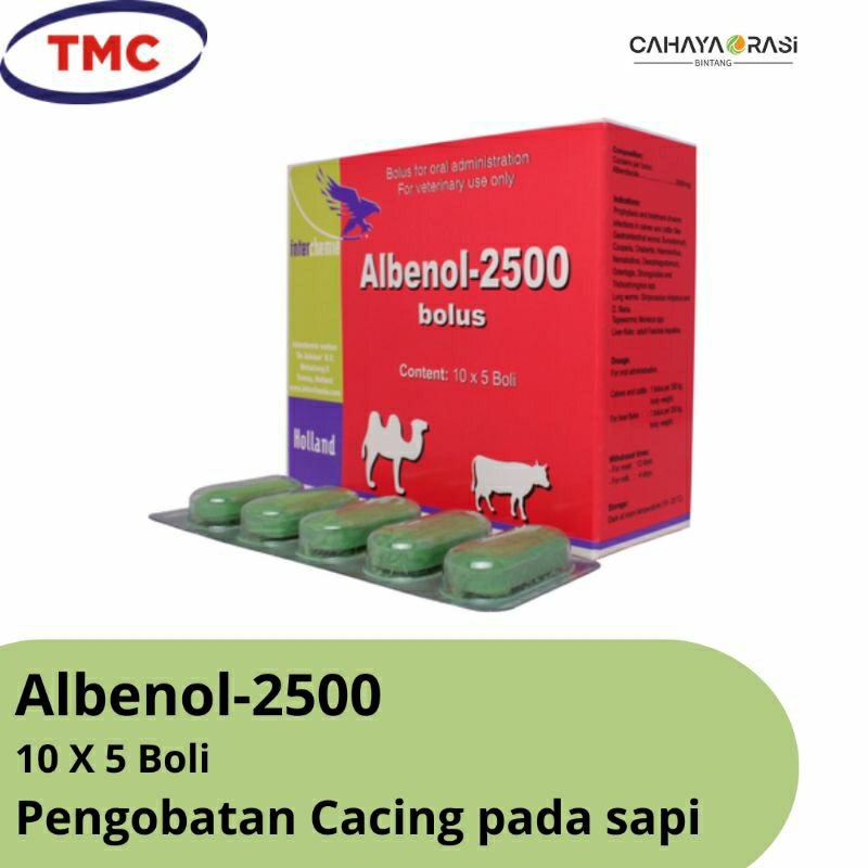 Albenol -2500 Obat cacing sapi