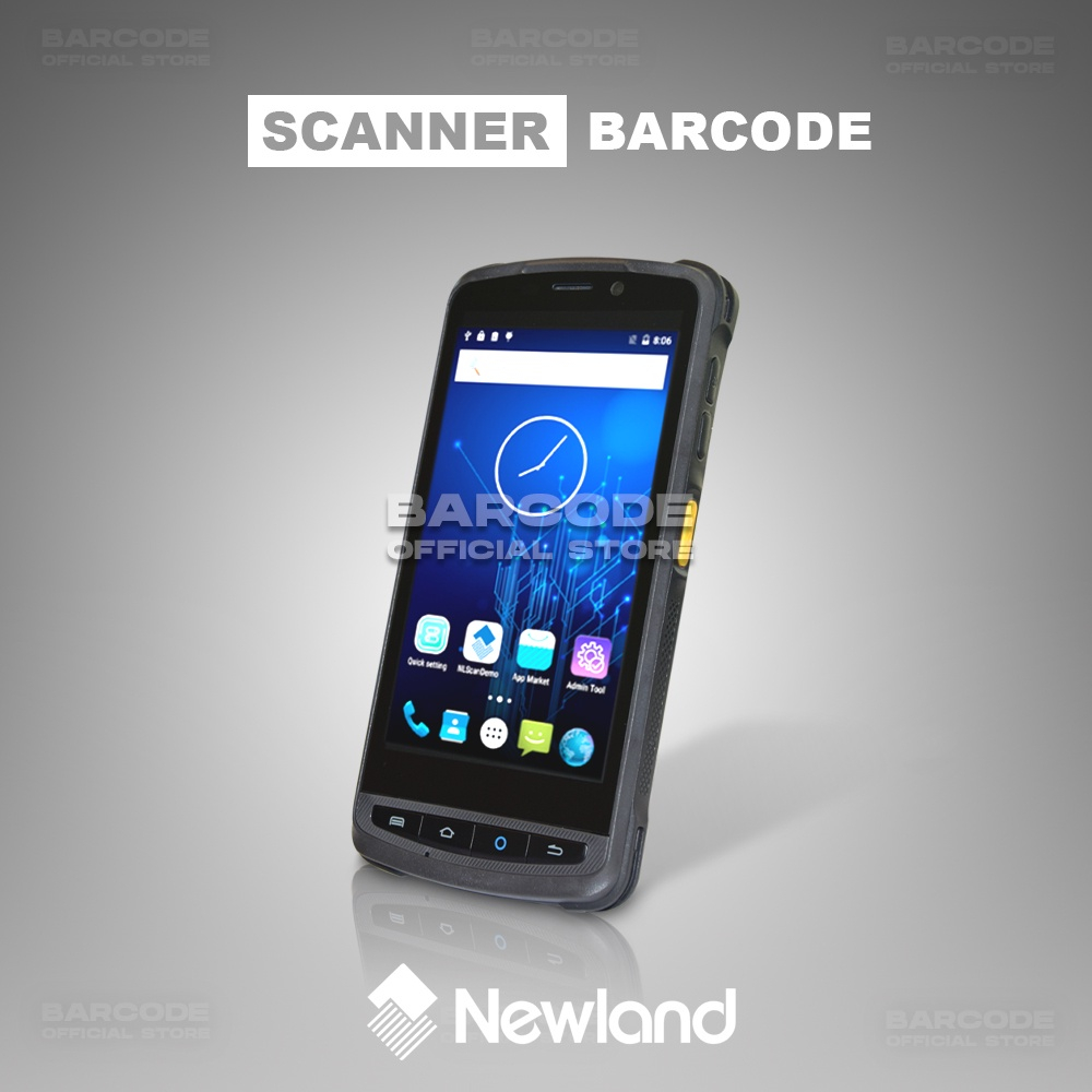 Newland NLS-MT9055 Android Portable Touchscreen Barcode Scanner PDA Bluetooth Wifi NFC 4/64 GB 4500 