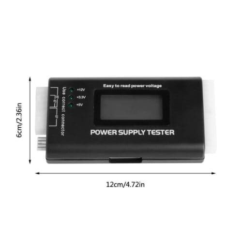 Power supply tester NB atx itx btx universal 4 6 8 24 pin sata digital lcd display - Psu test