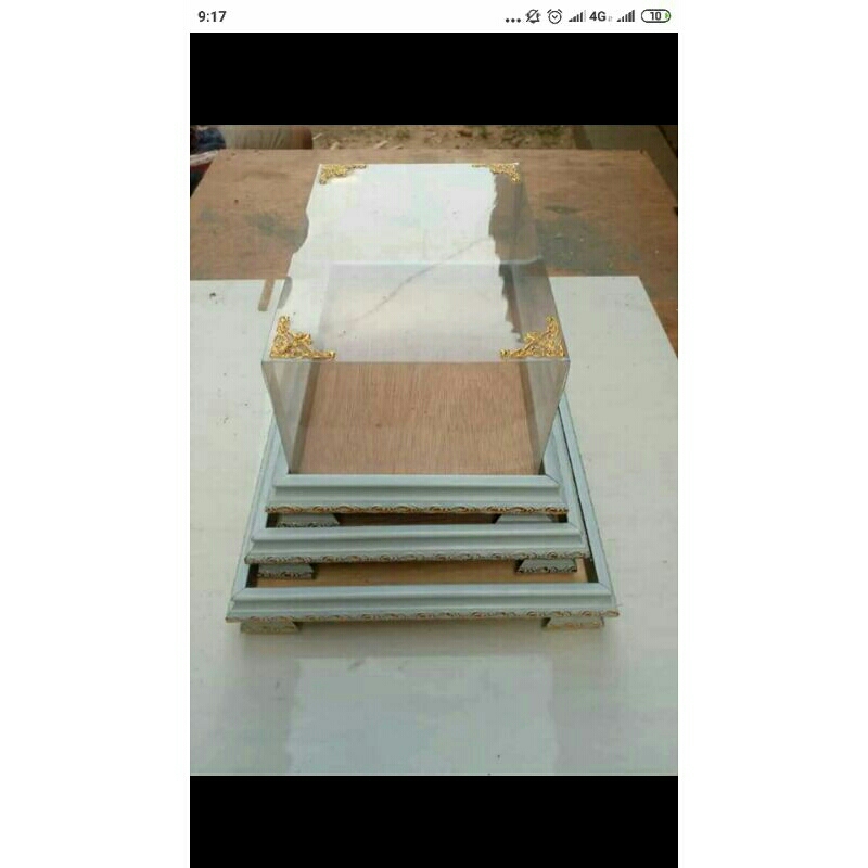 box hantaran bahan frame